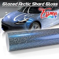 ESSMO PET Glazed Arctic Shard Gloss Car Vinyl Vehicle Wrap Decal Sticker Sheet
