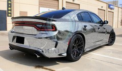 Chrome Glitter Silver Sparkle Car Vinyl Wrap Sticker Decal Bubble Free Sheet DIY