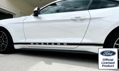 2005 – 2023 Ford Mustang Rocker Panel Door Side Stripes Stickers Both Sides RJ
