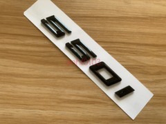 Gloss Black 3D ABS Letters Trunk 550i Emblem Rear Badge for BMW 2017-2022 550i