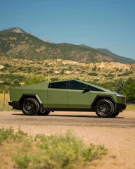 For Cybertruck PreCut Paint Protection Film Color Change-Matte Military Green