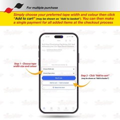 Roll Vinyl Pinstriping Pin Stripe DIY Self Adhesive Line Car Tape Decal Stickers
