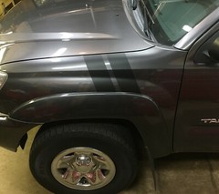 Fender Rally Stripes Hash Marks Fits: Toyota Tacoma Tundra Racing Decal Sticker