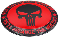 1x 2nd Amendment Decal Sticker Emblem for Auto, Car, Truck Aluminum Badge 2.20″