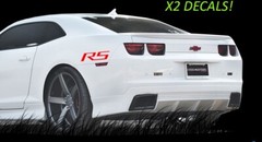 2 RS DECALS 2010 – 2024 CHEVROLET CAMARO Compatible Racing Decal Sticker Logo ss