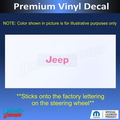 JEEP Steering Wheel Lettering Overlay Decal for 2011-2021 Jeep Grand Cherokee