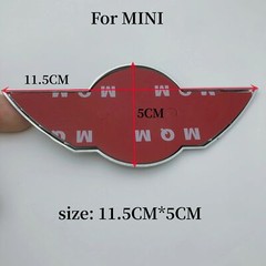 Mini 3D Metal Front Rear Trunk badge Sticker Emblem For Cooper One S R50 R56 R60