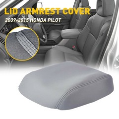 Set Front Rear Leather Door Panels / Console Lid Cover For Honda 2009-2015 Pilot