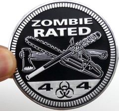 1pc Zombie Rated Sticker Decal Emblem 4×4 Badge Auto Fender 6cm 2.36″