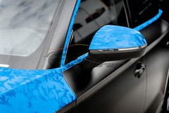Camouflage Shadow Sky Blue Camo Pattern Car Vinyl Wrap Decal Sticker Sheet Film