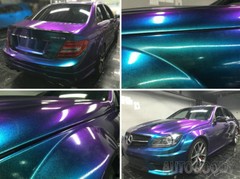 180″ x 60″ Gloss Metallic Chameleon Purple Teal Vinyl Film Wrap Air Bubble Free