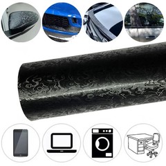 Black Carbon Vinyl Wrap Film Car Vehicle Motorcycle Interior Exterior