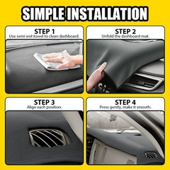 Fit 2002-2008 Dodge Ram Dashboard Cover Mat Pad Gray Dash Board Non-Slip 1-5X