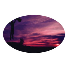 CUSTOM LOGO STICKER White Round Square Custom Shaped Multiple Sizes Full Colour