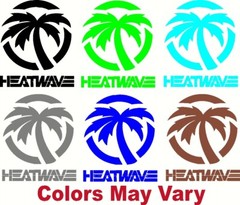(2) HEATWAVE SUN GLASSES DECAL Sticker Car Truck iPhone FREE SHIPPING