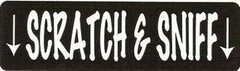 Motorcycle Sticker for Helmets or toolbox #653 Scratch and Sniff