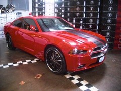FOR 11 to 14 Dodge Charger 10″ Racing Stripe Graphic Color Decal Sticker 36 FEET