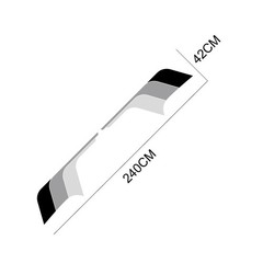 Pickup Trunk Stripe Graphics Decal For Toyota Tacoma Bed Box Side Sticker Vinyl