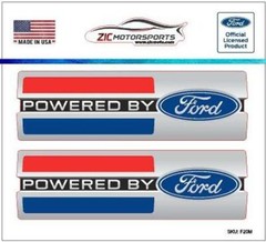 Powered By Ford vinyl decals in/out door with Air Release NOT OE Replacements