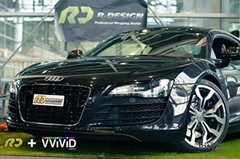Realistic Black High Gloss Microfinish Vinyl Wrap Roll – 4.3 mil Thickness