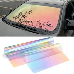 75% VLT Chameleon Red Solar Film 99% UV Car Front Windshield Film 40″×118″