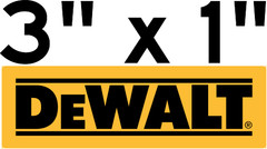 PACK OF 20 DEWALT TOOLS DECAL SMALL STICKER VINYL TOOL BOX TRUCK WINDOW CAR