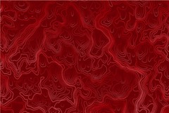 Topographic Map Graphic Decal Vinyl Bike Scooter Motorcycle Car Wrap 24×36 Red