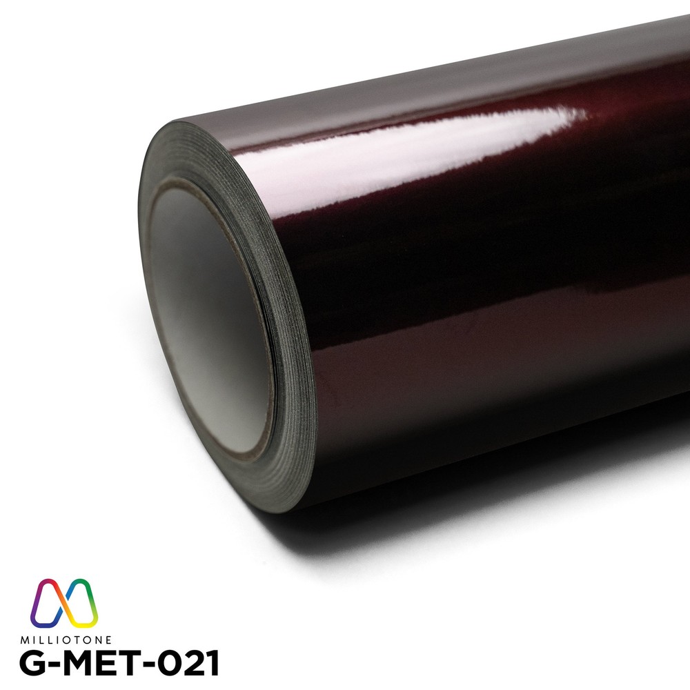 Milliotone Super Gloss Metallic Black Rose Premium Vinyl DIY Custom Car Wrap