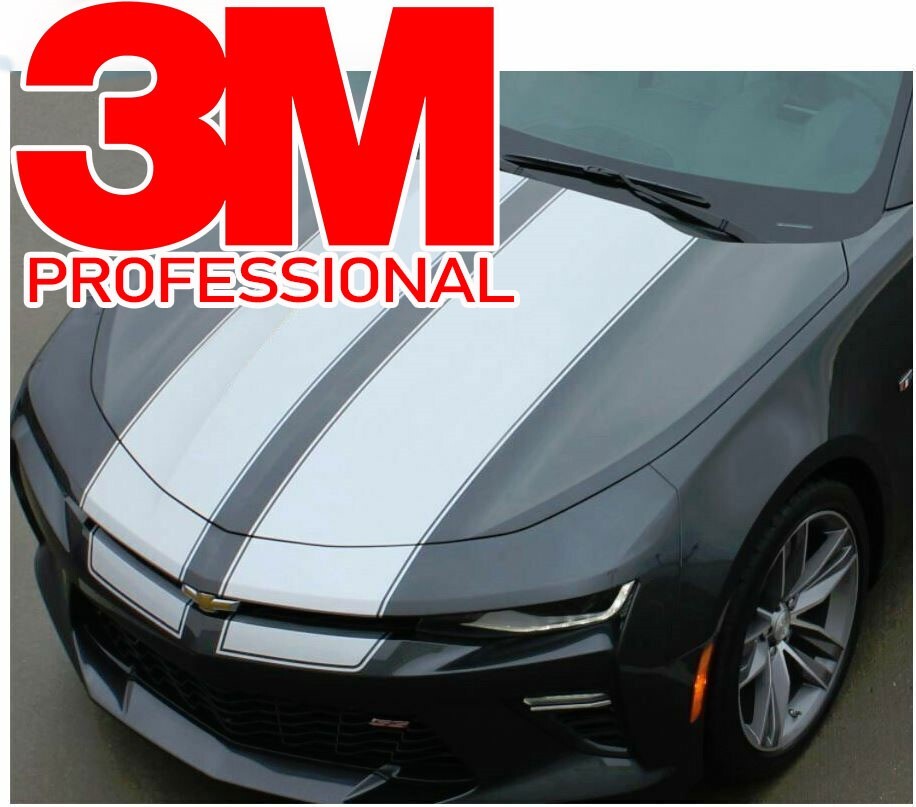 Racing Rally Stripe Fits: 2016 2018 Camaro Vinyl Graphic Decals RS SS 3M Film