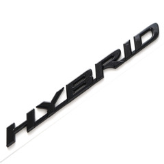 Metal 3D HYBRID Emblem Car Body Fender Side Door Rear Trunk Badge Decal Sticker