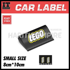 Car/Motorcycle LEGO Label Waterproof Wash Car Labels Sticker Trunk Door Tags