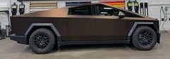 Cybertruck DIY PPF Paint Protection Film Wrap Color Change Matte Eclipse Brown