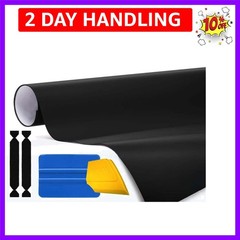 3M Automotive Vinyl Wrap Roll Satin Black, 1ft x 5ft