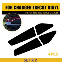 8pcs Tint Vinyl Film for Dodge Charger 2015-2022 Wrap Sheet Tail Light VLT-20%