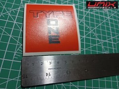 Type One Spoon Decals 2PCS