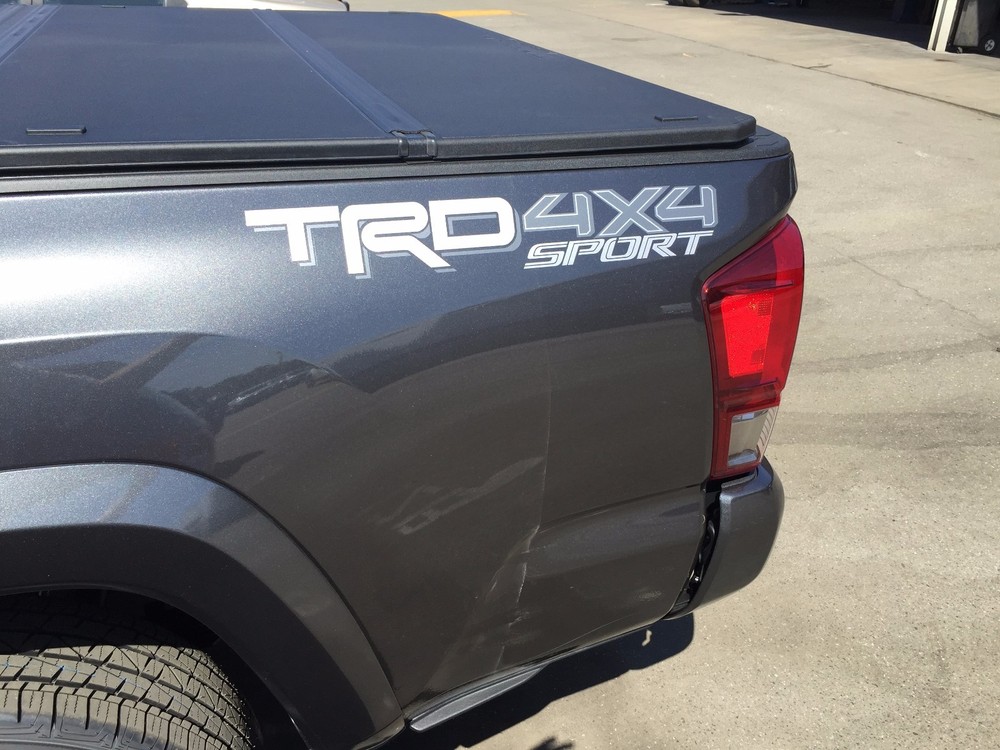 Toyota Tacoma TRD 4X4 SPORT bedside decal Silver/Gray 75996-04090-D0 Genuine OEM