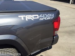 Toyota Tacoma TRD 4X4 SPORT bedside decal Silver/Gray 75996-04090-D0 Genuine OEM