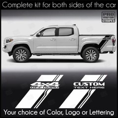 Universal Rear Quarter Bed Side Accent Stripes For Truck or SUV (Choose Color)