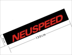 NEUSPEED Car Front Rear Windshield Decal Vinyl Sticker 130x21cm Universal Fit