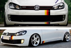 (1) 10″ Euro Color Stripe Decal Sticker For Car Exterior or Interior Decoration