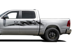 Side Decal for Dodge Ram Crew Cab 1500 2500 3500 Design Vinyl Graphics Sticker
