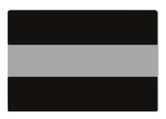 4 Pack Thin Gray Line Sticker Corrections Lives Matter License Plate Decal