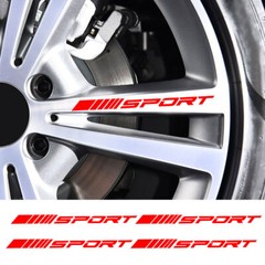 Reflective Car Wheel Rim Stripe Vinyl Decal Racing Stickers Accessories For 18″