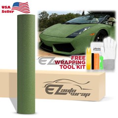 Matte Glitter Army Green Frosted Sparkle Sticker Decal Sheet Car Vinyl Wrap Film