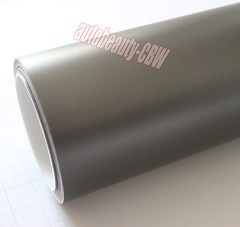 Entire Car Wrap Metallic Matte Chrome Grey Satin Vinyl Sticker – 50FT x 5FT ACAC