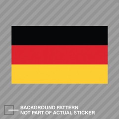 German Flag Sticker Decal Vinyl Germany