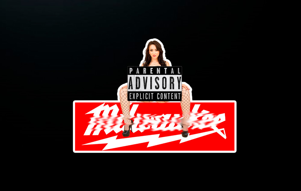Tool Box Milwau HOT Mandy Muse (1) hot girl Garage decal sticker 4 Inches