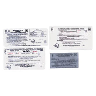 QRP D400123 Emissions Decal 455, 2bbl, AT