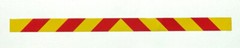 3M 680CR Yellow & Red Reflective Chevron Custom Decal Tape 4″ x 65.75″