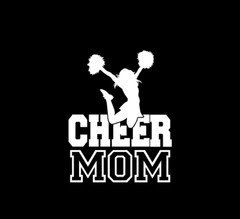 Cheer Mom (F3) Cheerleader Vinyl Decal Sticker | Waterproof | Easy to Apply